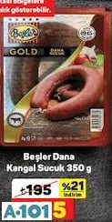 BEŞLER DANA KANGAL SUCUK 350 G BEŞLER DANA KANGAL SUCUK 350 G